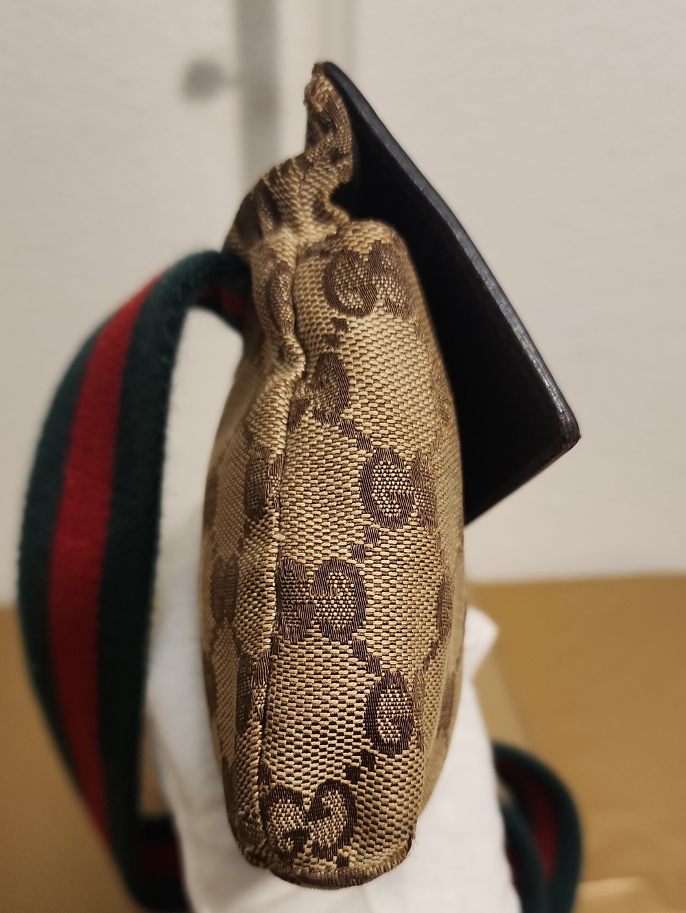 Gucci Canvas Web Leather Waist Bag - Picture 5 of 17